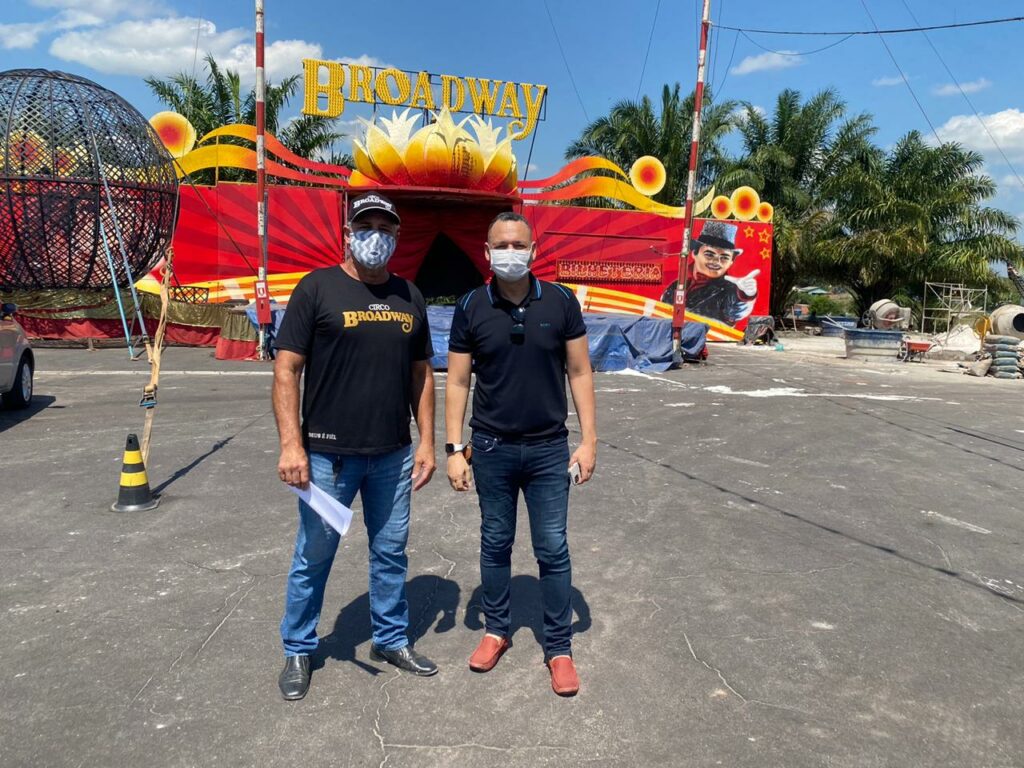 Igreja Batista do Bosque cede terreno para acomodações de hospedagem do Circo Broadway