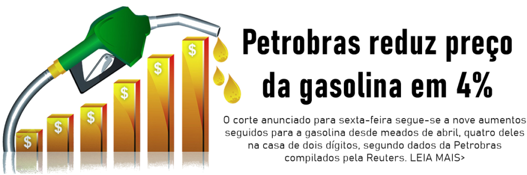 Petrobras reduz preço da gasolina em 4% nas refinarias a partir de sexta
