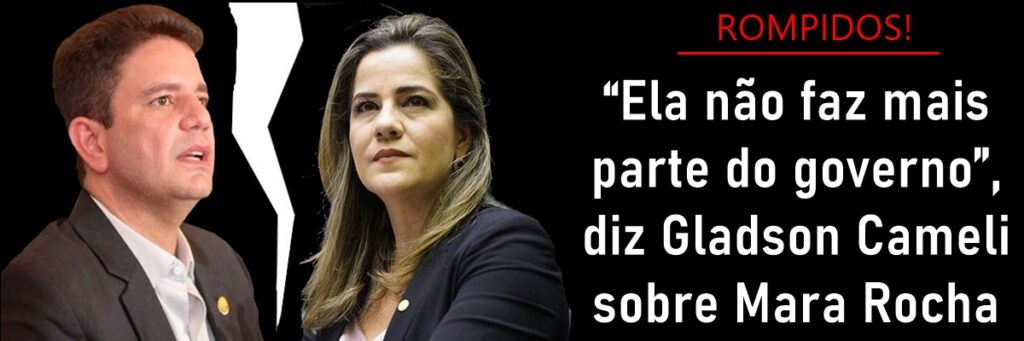“Ela não faz mais parte do governo”, diz Gladson Cameli sobre Mara Rocha