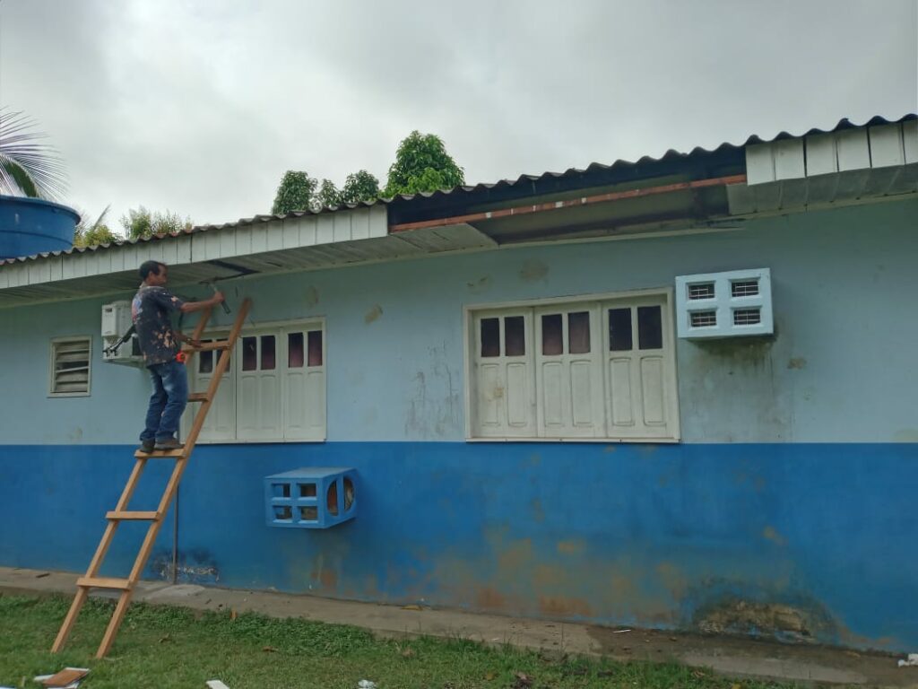 FCCV finaliza serviços de manutenção em posto de saúde Professora Quita