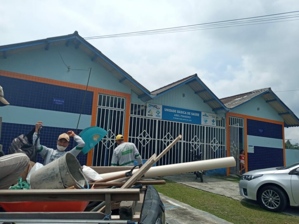 FCCV realiza serviços de manutenção na UBS Abel Pinheiro, no bairro Formoso