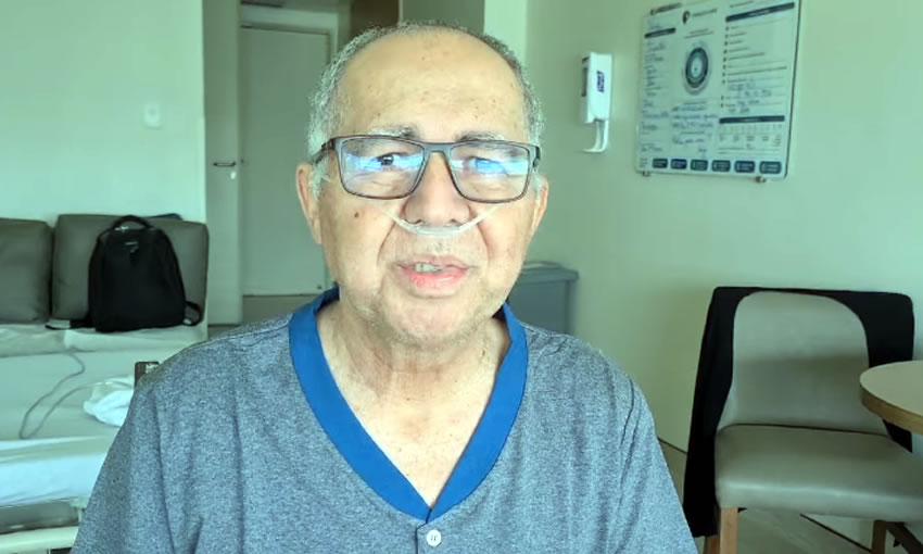 Internado em SP, pastor Luiz Gonzaga agradece orações dos fiéis