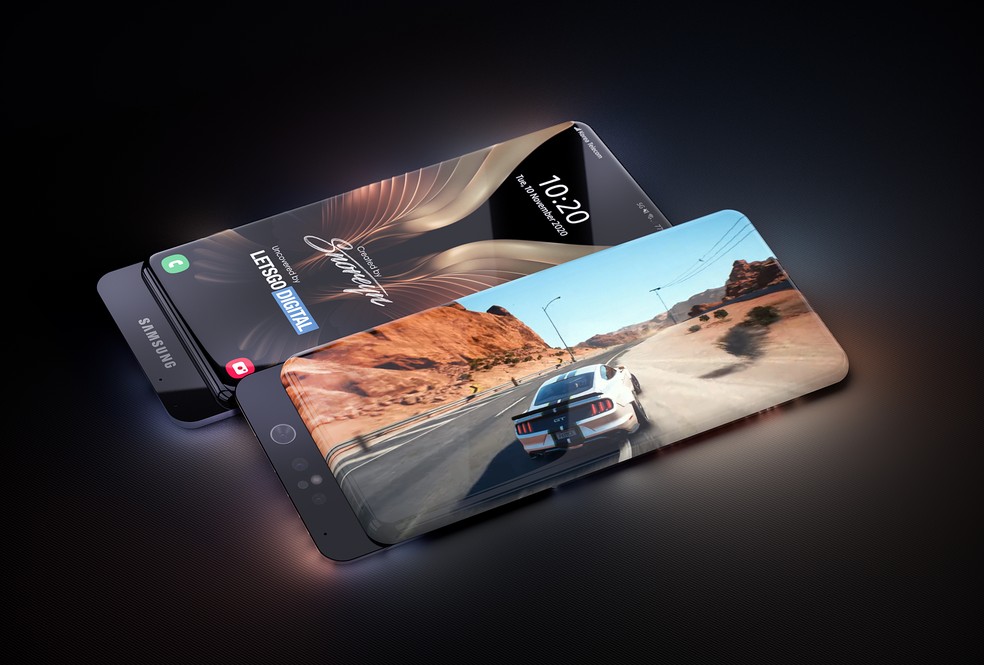 Samsung inventa celular com tela por todos os lados