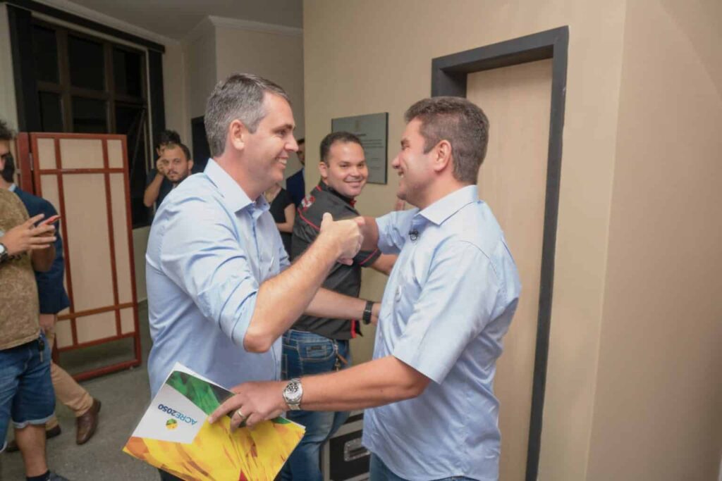 Gladson Cameli quer levar Marcus Alexandre para compor seu grupo político