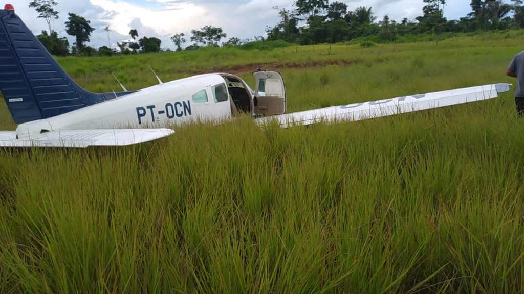 Trem de pouso falha e aeronave sai da pista ao aterrissar em Feijó, interior do Acre