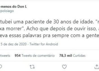 ‘Vou levar essas palavras para sempre’: o pedido de paciente com Covid-19 que viralizou