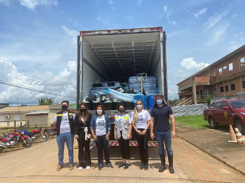 MPAC envia 56 toneladas de donativos para desabrigados em Sena Madureira e Tarauacá