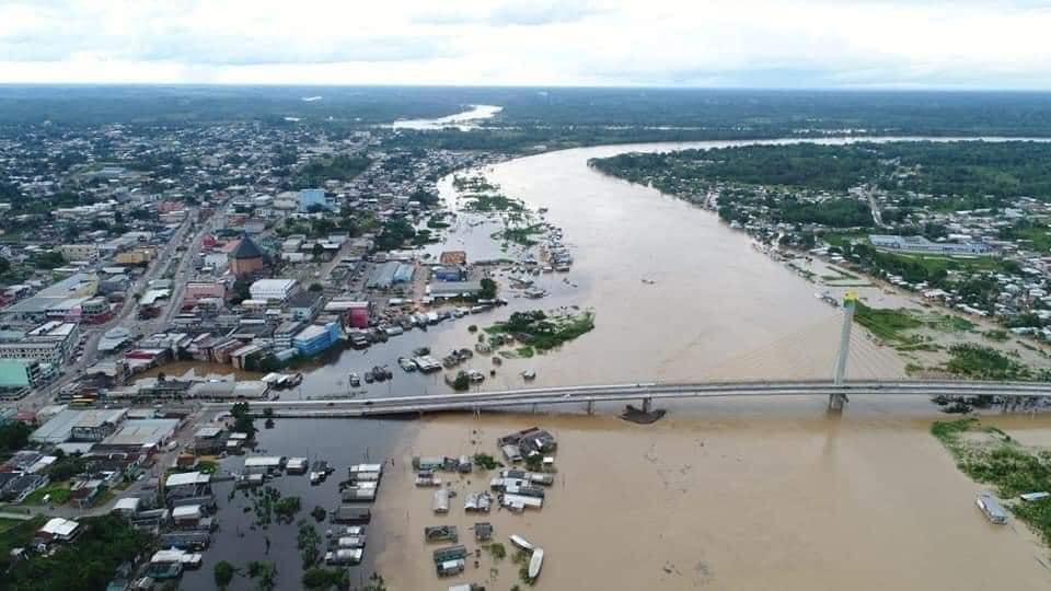 Nível do rio Juruá ultrapassa marca histórica