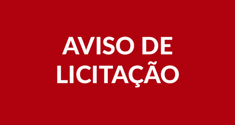 Aviso de Licitação