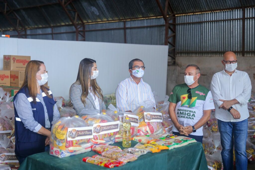 Estado recebe doação de 2 mil cestas básicas para ajudar as vítimas de enchentes