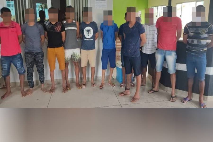 Tarauacá: Polícia Militar põe fim a “Festa do Covid” em plena luz do dia e prende 13 dos frequentadores