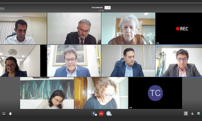 Tribunal de Contas do Acre julga 44 processos em duas sessões virtuais