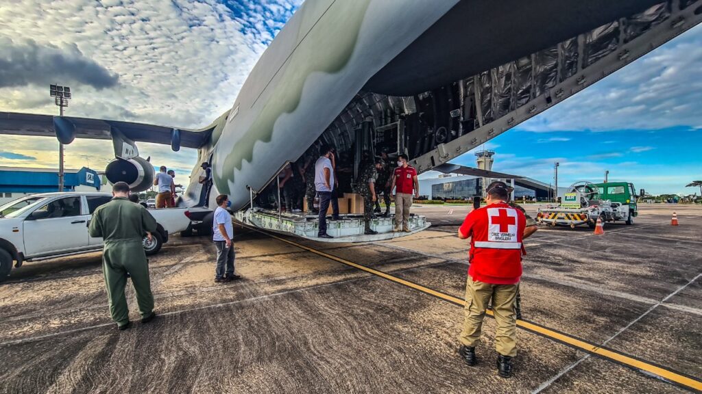 Acre recebe 15 toneladas em doações da Cruz Vermelha Brasileira