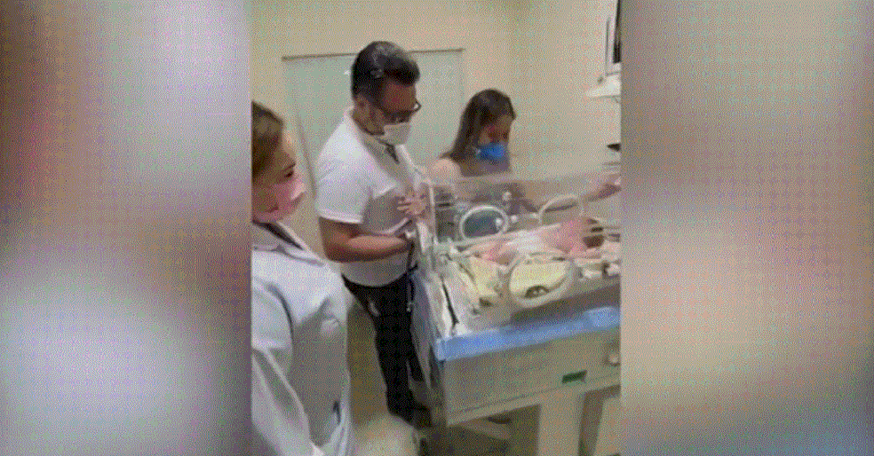 Após 20 dias internada com Covid-19, mulher de deputado federal vê o filho pela 1ª vez no AC: ‘a mamãe voltou’