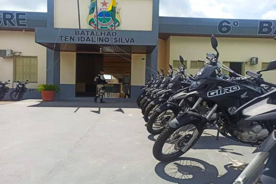Governo entrega motocicletas ao Batalhão da Polícia Militar de Cruzeiro do Sul