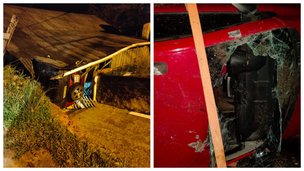 Carro invade casa no bairro do Formoso e motorista foge do local