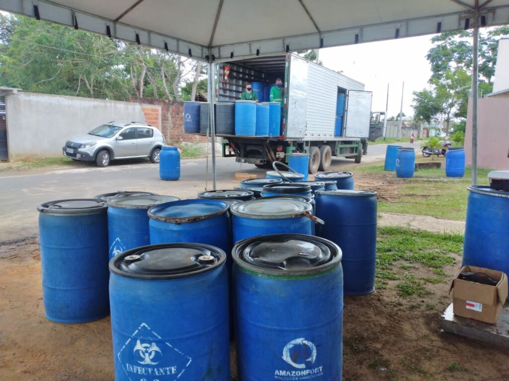 Empresa recolhe o lixo hospitalar de Cruzeiro do Sul e leva para ser incinerado em Rondônia