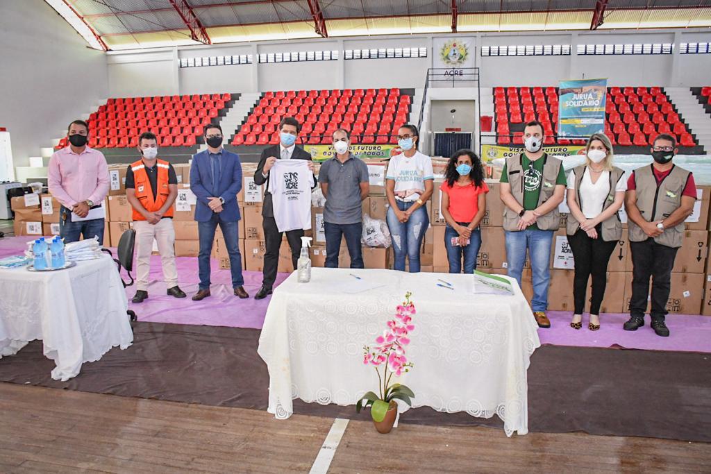 Rodrigues Alves: Prefeitura recebe doações da campanha SOS Acre