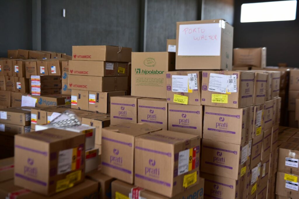 Parceria entre Estado e Unops garante medicamentos para atenção básica de 15 municípios