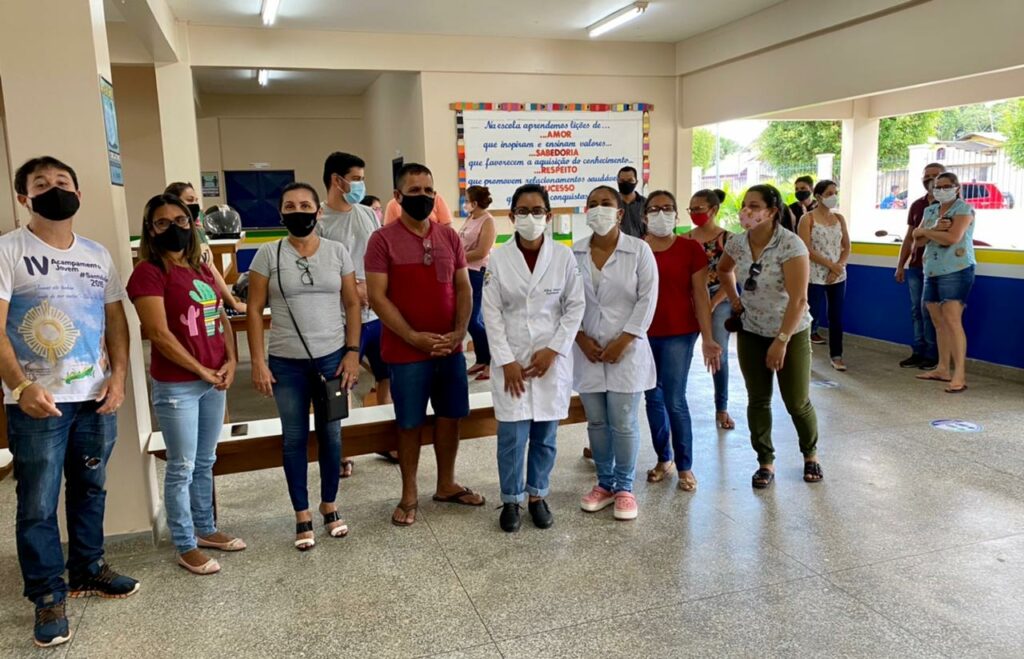 Município de Guajará (AM) inicia vacinação dos professores da rede estadual de ensino