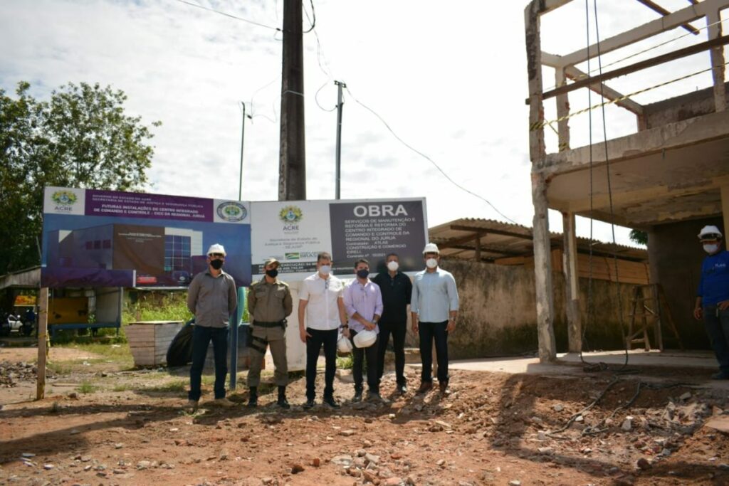 Governo vistoria obras e anuncia novos investimentos para a segurança pública no Vale do Juruá