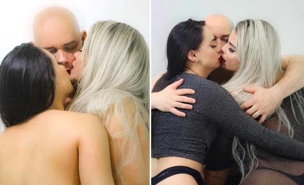 Trisal formado por sargentos da PM e administradora posta ensaio no Instagram e faz sucesso