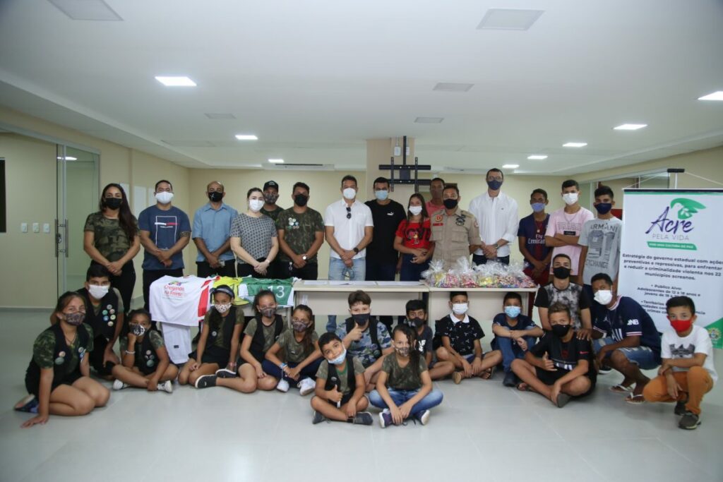 No Acre, ações de prevenção social aproximam crianças e adolescentes da Segurança Pública