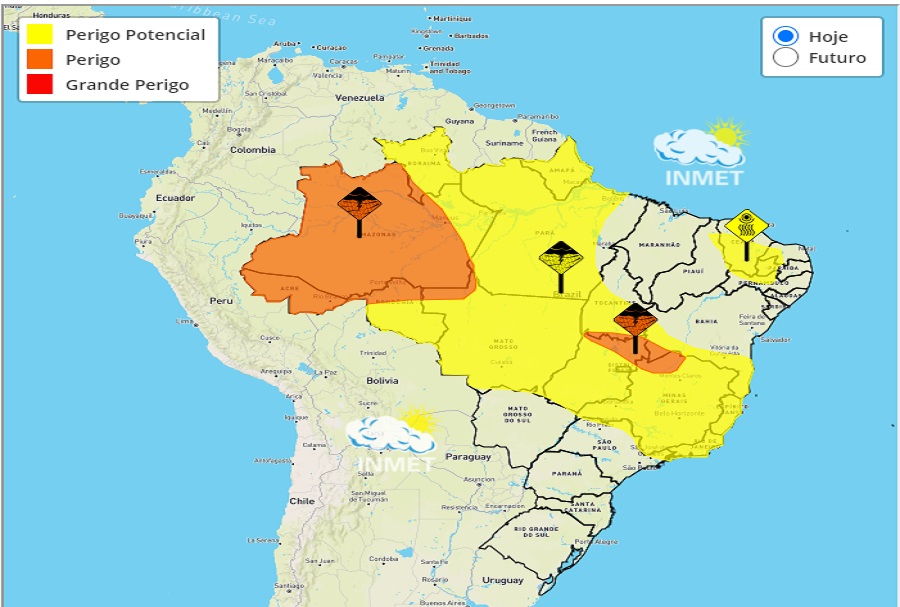 Instituto Nacional de Meteorologia aplica alerta laranja para Cruzeiro do Sul após intensas chuvas