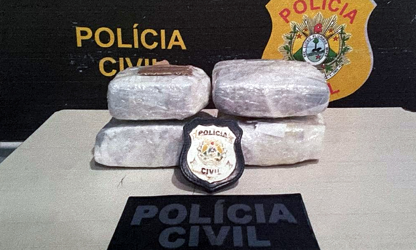 Dupla de traficante é presa com mais de 2 de Kg de drogas em Mâncio Lima
