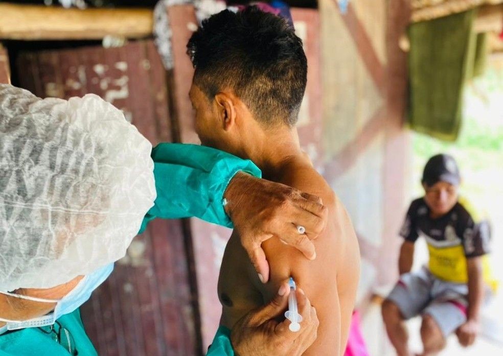 Mais de 5,5 mil indígenas receberam as duas doses da vacina contra a Covid-19 no Juruá