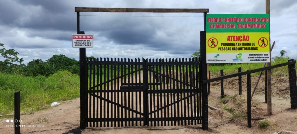 Marechal Thaumaturgo avança na construção de aterro sanitário