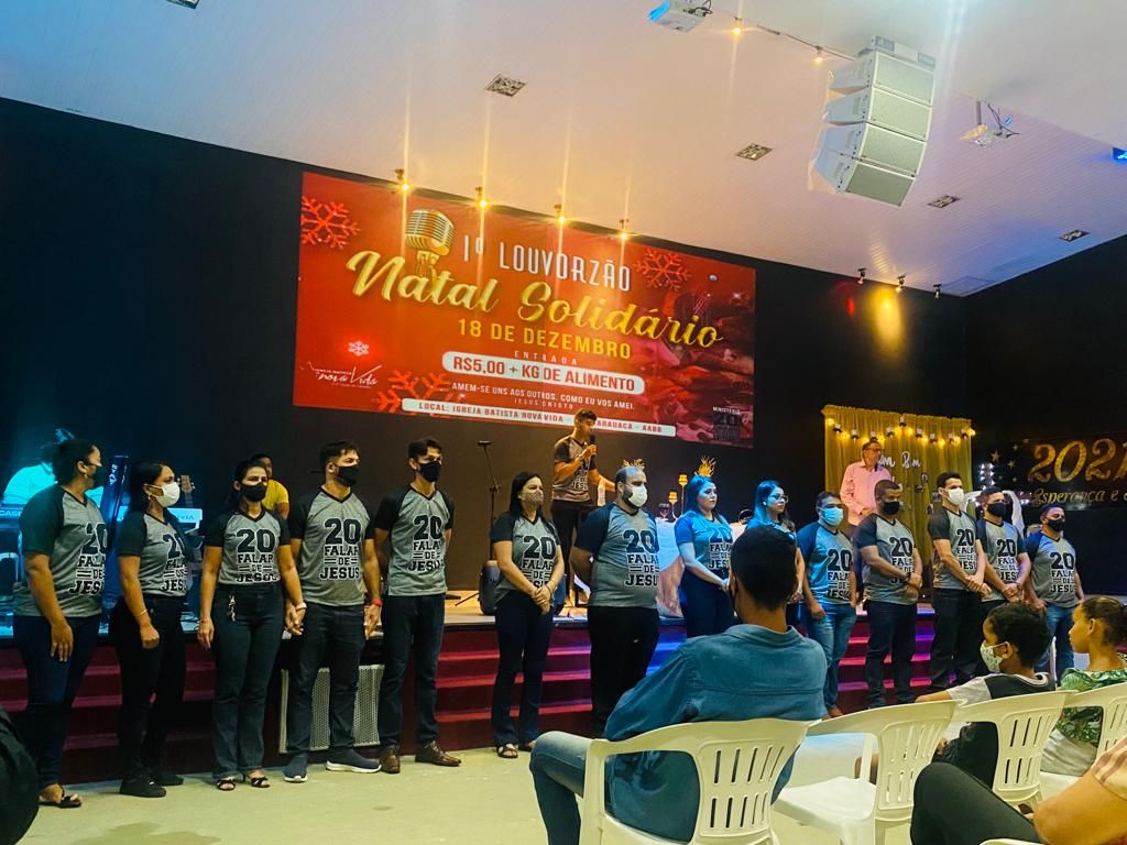 Igreja Batista Nova Vida promoverá o 1° Louvorzão Natal Solidário no dia 18 de dezembro, em Cruzeiro do Sul