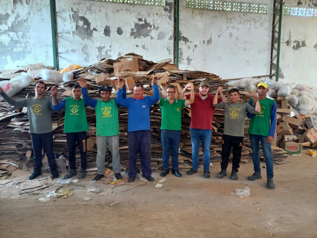 Coopsul realiza coleta de material reciclável em Guajará (AM), através de Secretaria de Meio Ambiente