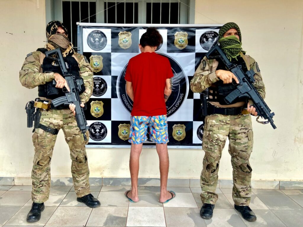 Acre: Força Tarefa prende líder de quadrilha de “puxadores” de veículos, apreende cocaína e recupera veículo roubado