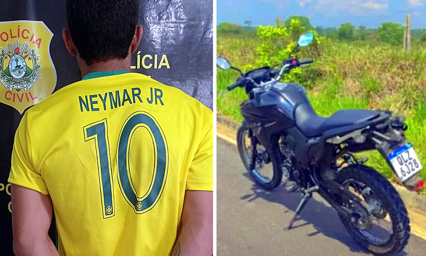 Acusado de roubar moto avaliada em R$ 20 mil é preso ao tentar repassá-la por R$ 3 mil