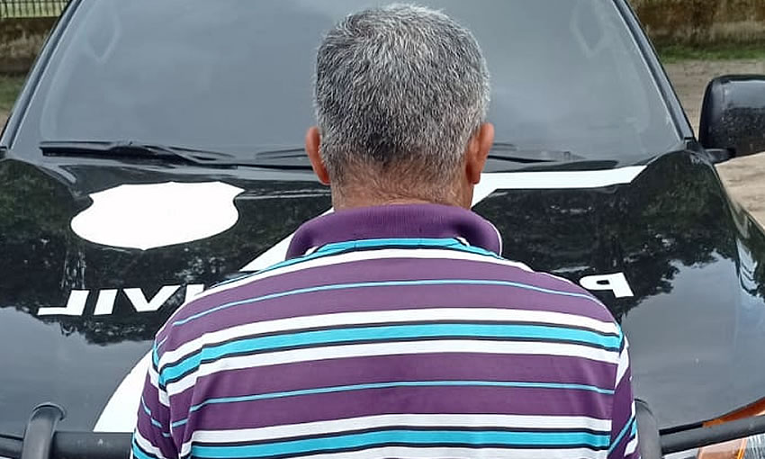 Suspeito de estuprar as duas filhas gêmeas, homem é preso em Rodrigues Alves