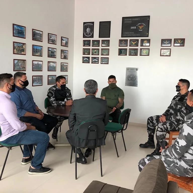 Coordenador de fronteira visita o 6° BPM em Cruzeiro do Sul