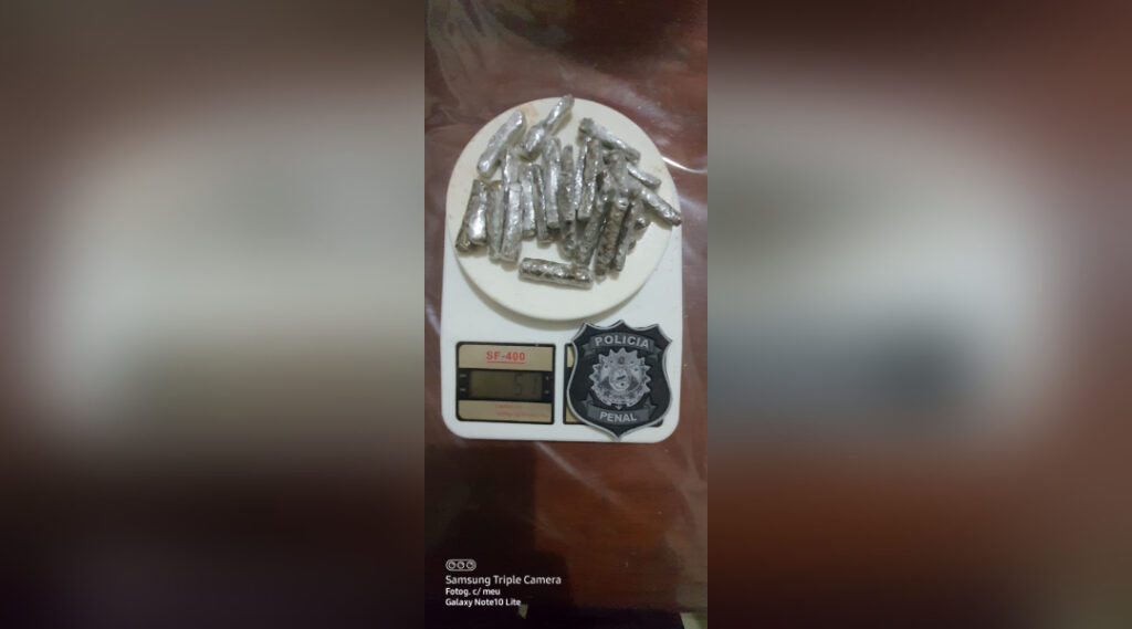 Polícia Penal prende visitante que tentava entrar com entorpecente no presídio de Tarauacá