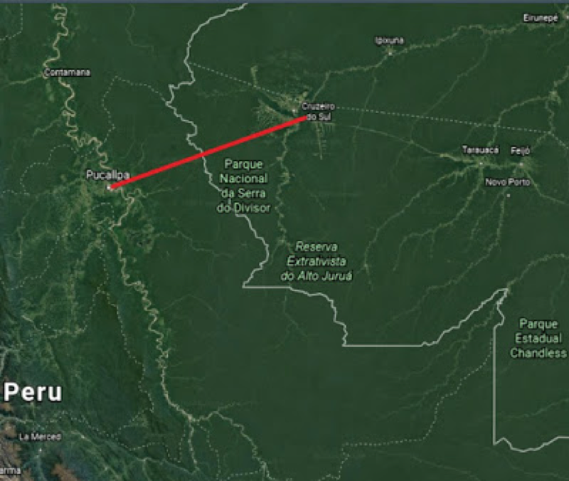 Justiça suspende contratação de empresa que faria estudos sobre estrada que ligaria Cruzeiro do Sul a Pucallpa, no Peru