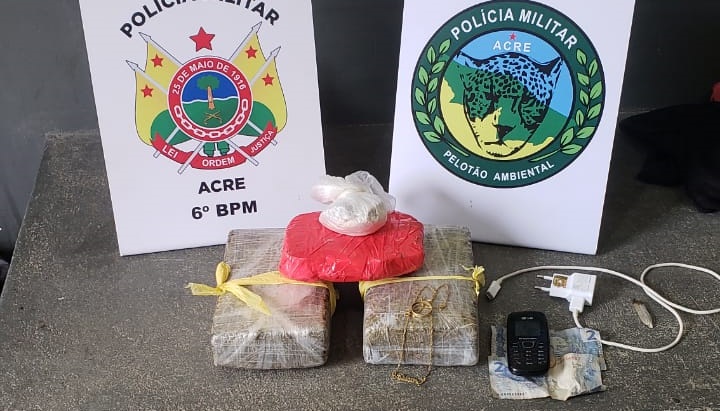 Traficante de drogas é preso em flagrante em Cruzeiro do Sul