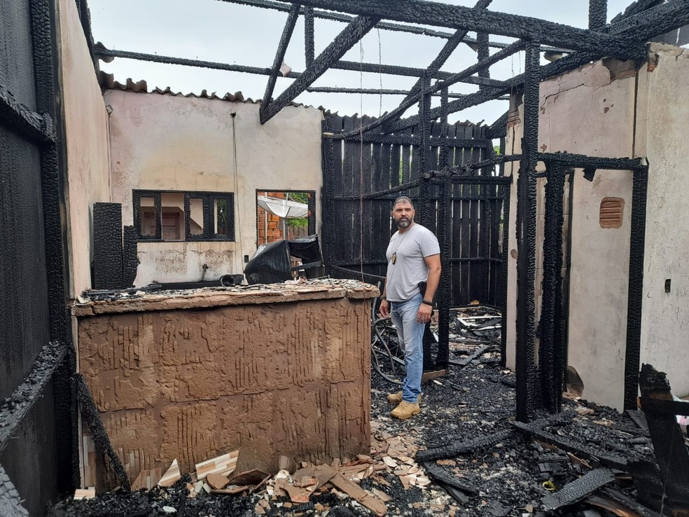 Homem é preso suspeito de atear fogo na casa da ex-mulher no interior do Acre