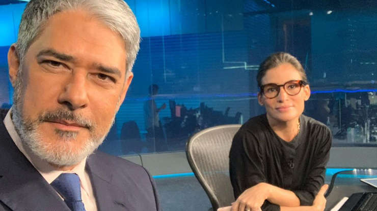 William Bonner é afastado do “JN” após Renata Vasconcellos positivar para Covid-19