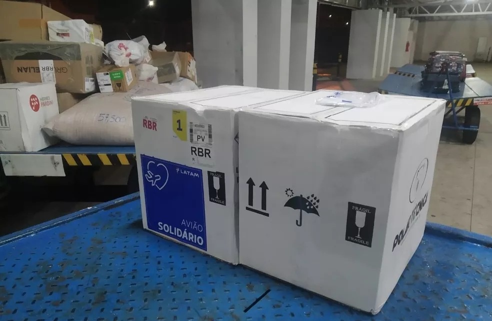 Segundo lote com doses da Pfizer para crianças de 5 a 11 anos desembarca no Acre