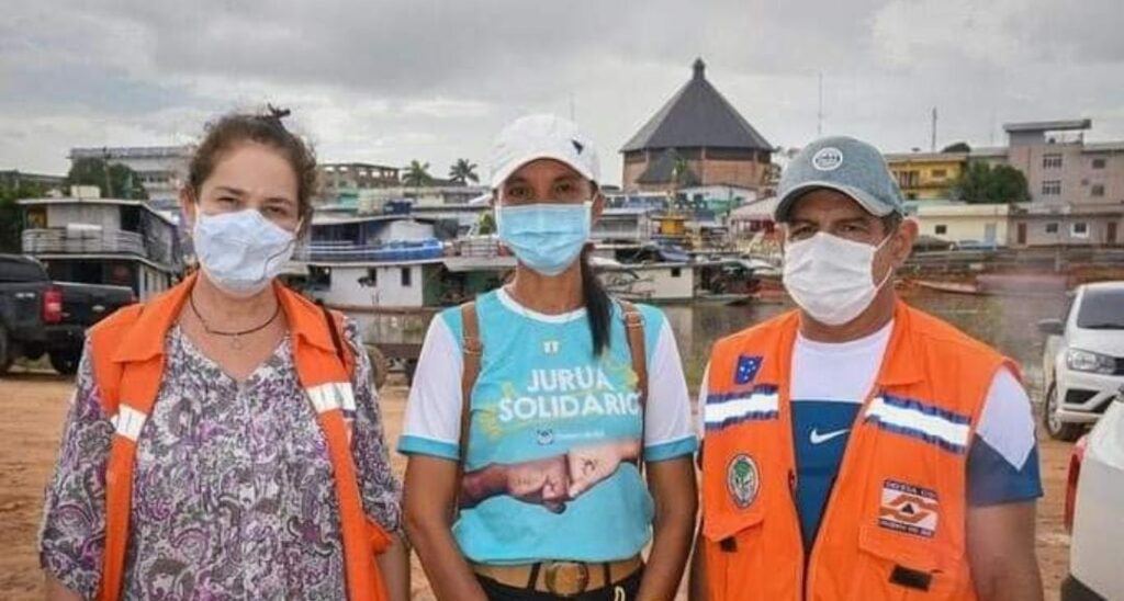 Primeira dama de Cruzeiro do Sul inicia Campanha Juruá Solidário 2022 para atender as famílias vítimas da enchente