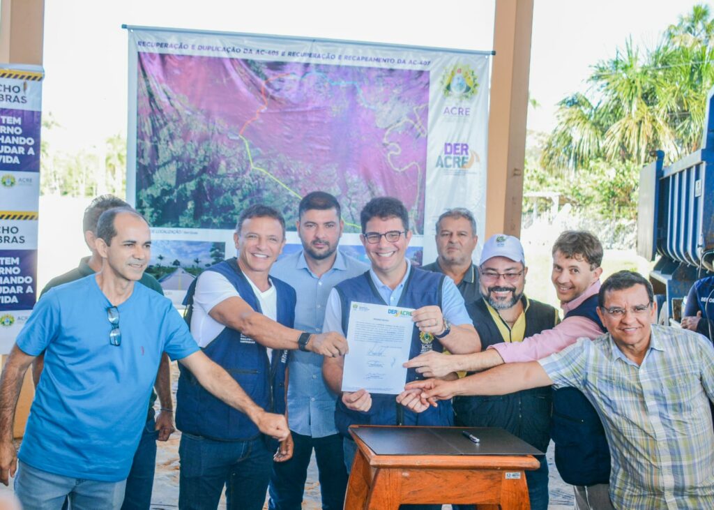 Em Cruzeiro do Sul, governo investe quase R$ 20 milhões na Educação, duplicação da AC-405 e apoio ao Novenário de Nossa Senhora da Glória