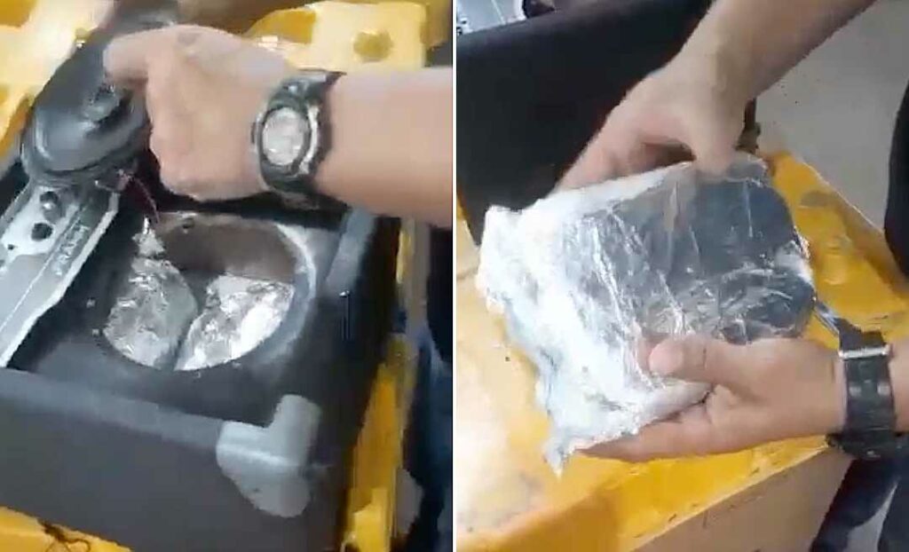 Polícia apreende mais de 3 quilos de cocaína em caixa de som que seria enviada para MG