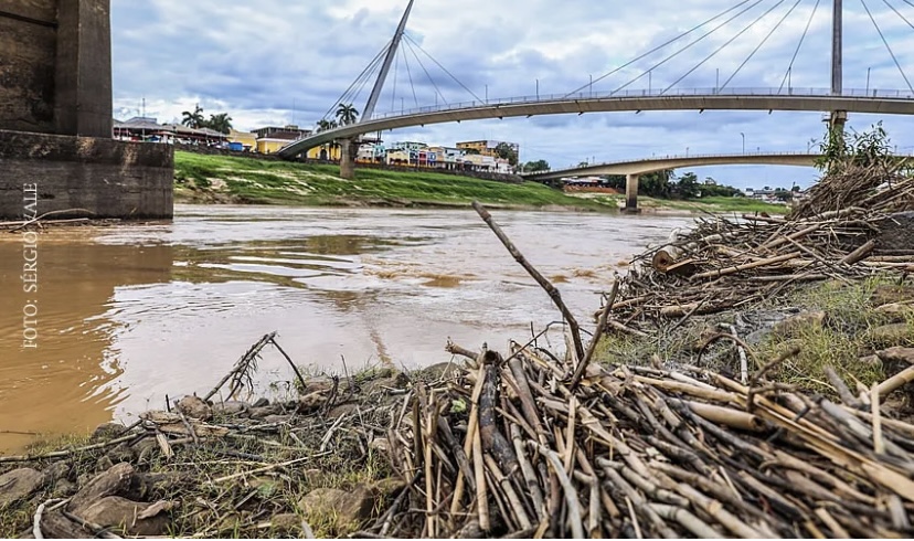 Rio Acre esta quase 1,5 metro abaixo da média histórica em agosto