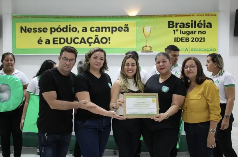 Educação de Brasileia comemora primeiro lugar do IDEB 2021