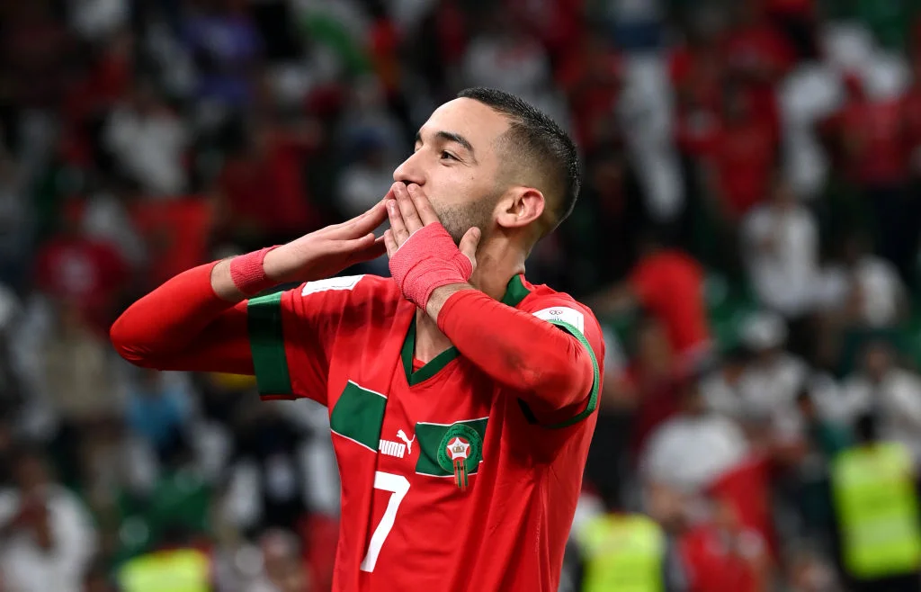 Ziyech doa salário da seleção de Marrocos para famílias pobres