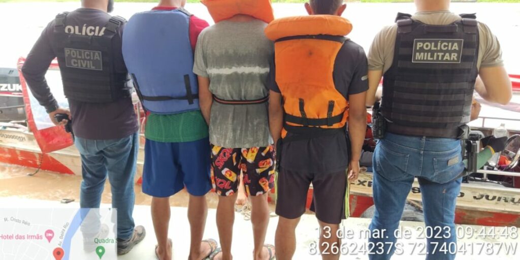 Trio que embriagou jovem para estuprá-la é preso no interior do Acre